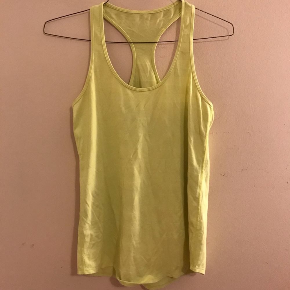 Yellow Lululemon Tank